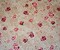 Pink-Beige-Multi Floral Mesh Pattern Printed Linen Woven Fabric By the Yard